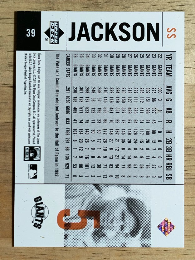 2001 Upper Deck Legends of NY #39 Travis Jackson