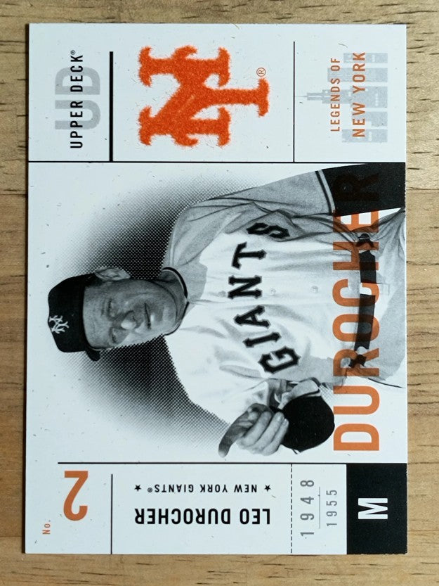 2001 Upper Deck Legends of NY #42 Leo Durocher
