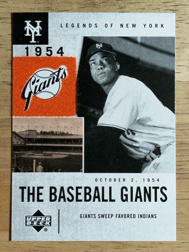 2001 Upper Deck Legends of NY #51 Monte Irvin BG