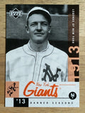 2001 Upper Deck Legends of NY #55 Christy Mathewson BNS
