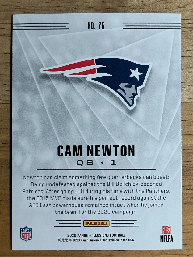 2020 Panini Illusions Retail #76 Cam Newton