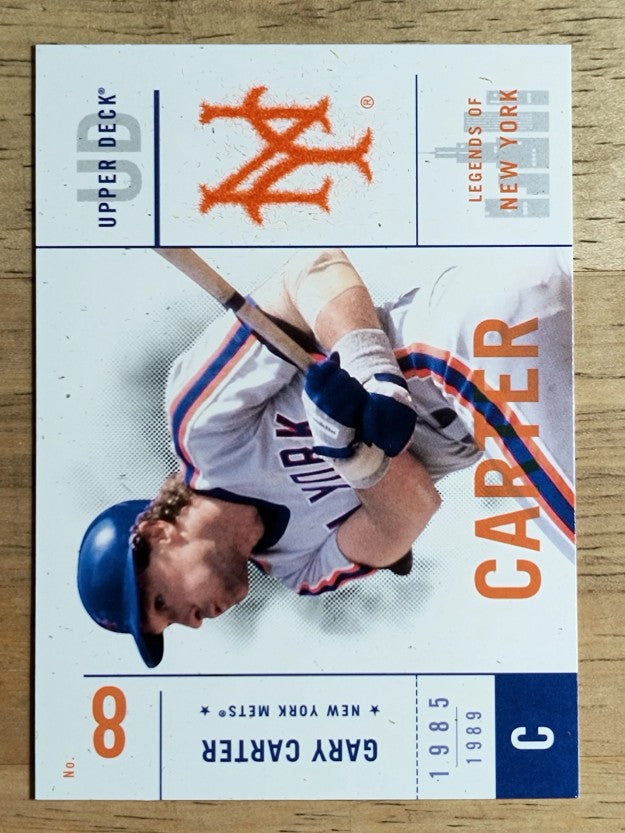2001 Upper Deck Legends of NY #68 Gary Carter