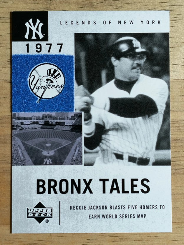 2001 Upper Deck Legends of NY #134 Reggie Jackson BT