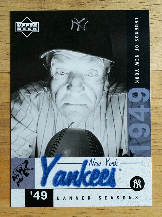 2001 Upper Deck Legends of NY #143 Casey Stengel BNS