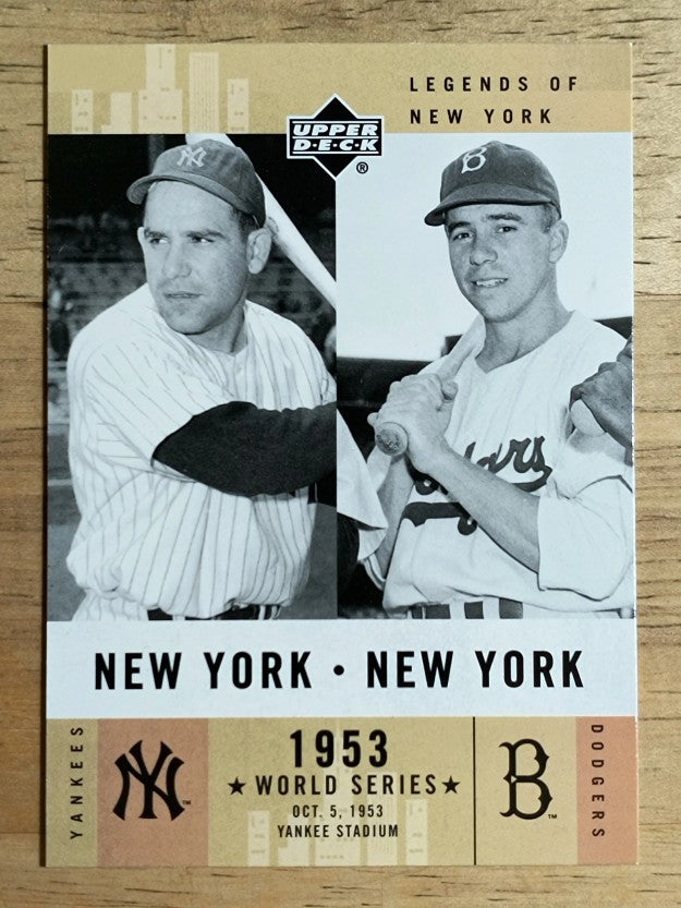 2001 Upper Deck Legends of NY #158 Yogi Berra/Pee Wee Reese