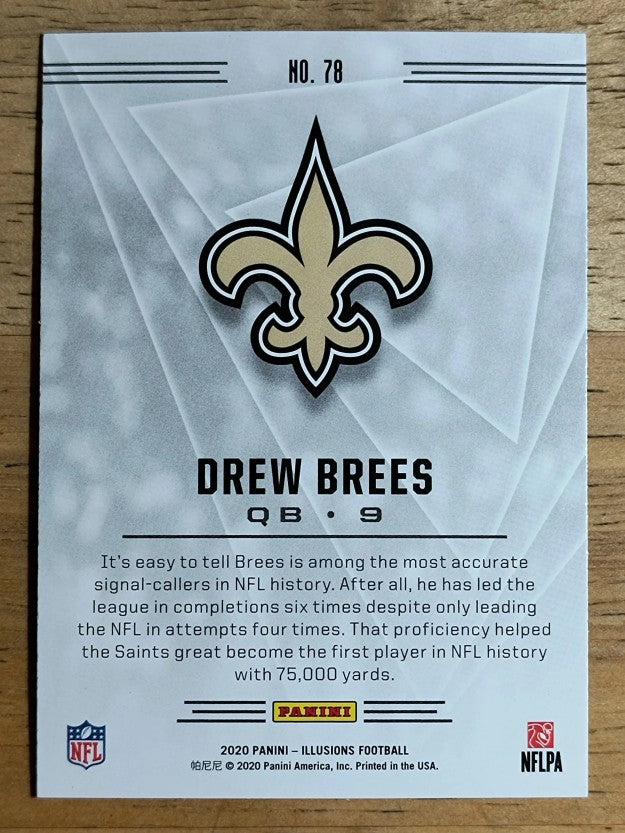 2020 Panini Illusions Retail #78 Drew Brees