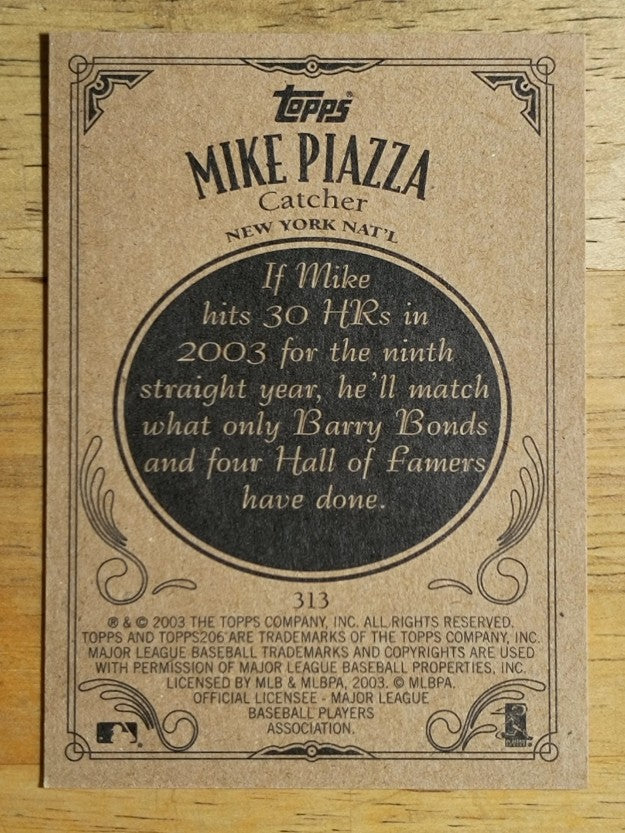 2002 Topps 206 #313 Mike Piazza