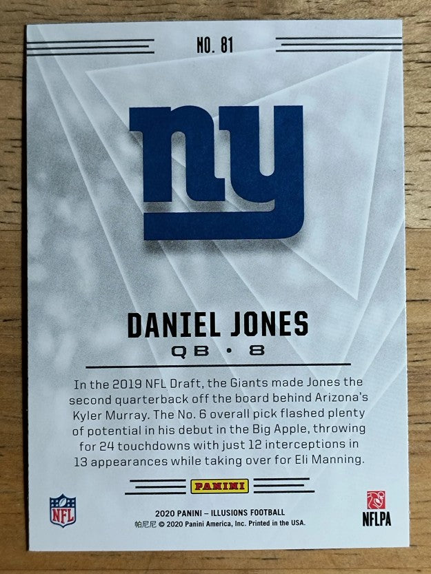 2020 Panini Illusions Retail #81 Daniel Jones