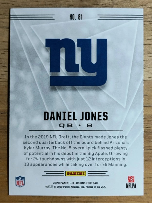 2020 Panini Illusions Retail #81 Daniel Jones
