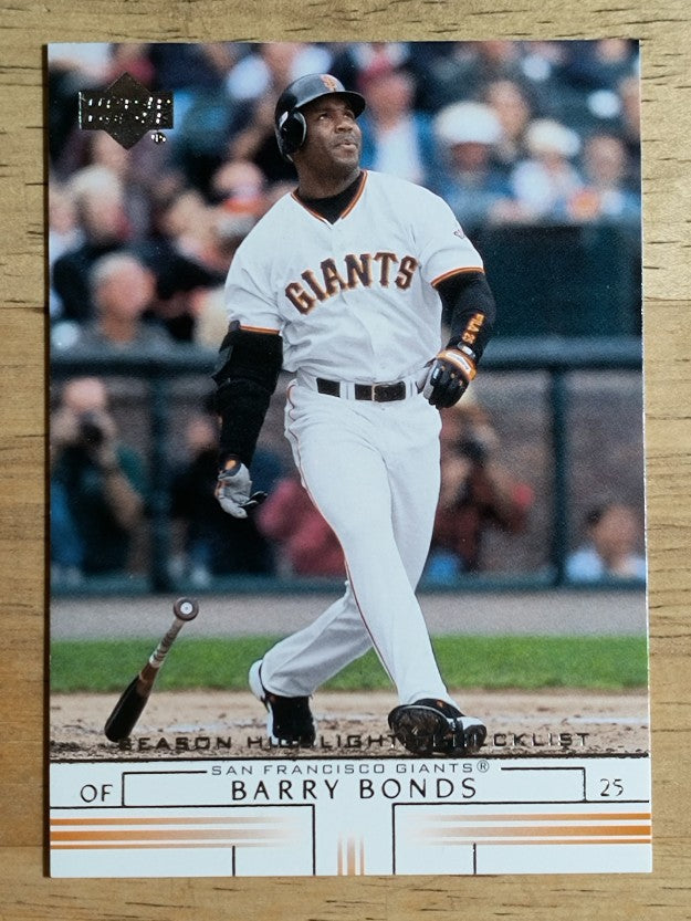 2002 Upper Deck #491 Barry Bonds CL