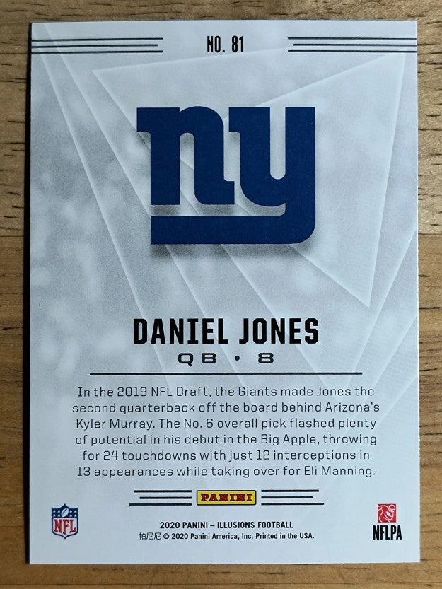 2020 Panini Illusions Retail #81 Daniel Jones