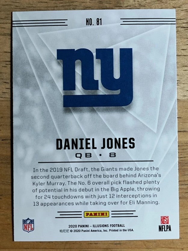 2020 Panini Illusions Retail #81 Daniel Jones