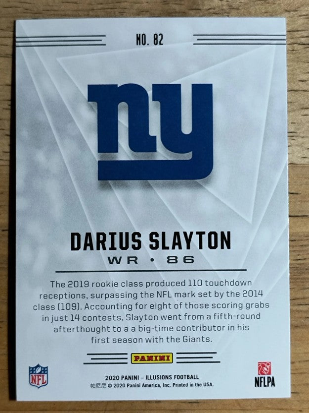 2020 Panini Illusions Retail #82 Darius Slayton