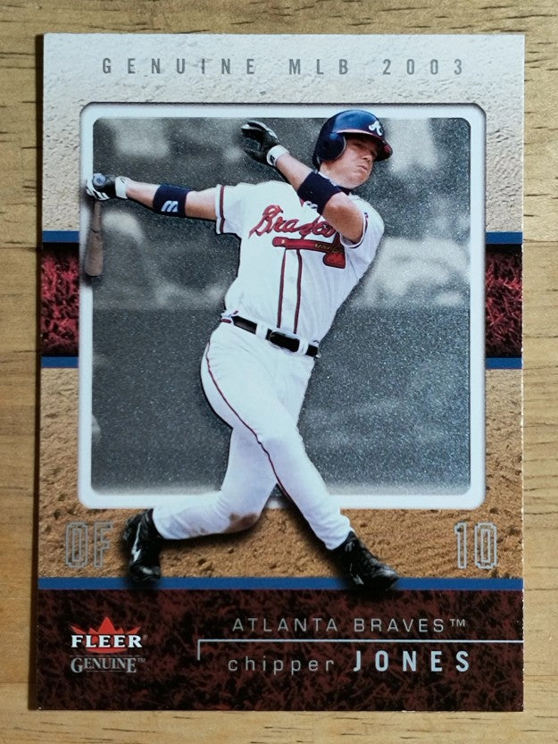 2003 Fleer Genuine #49 Chipper Jones