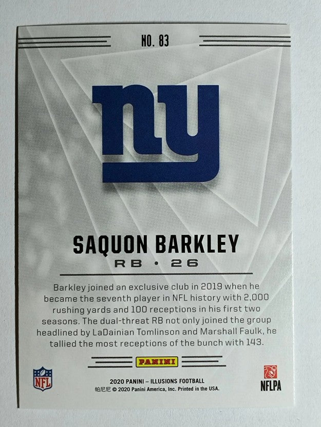 2020 Panini Illusions Retail #83 Saquon Barkley