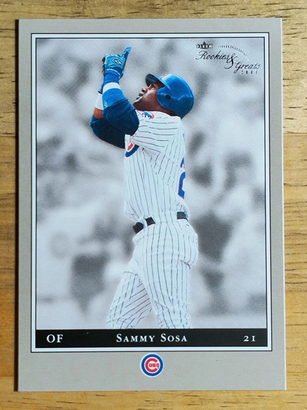 2003 Fleer Rookies and Greats #3 Sammy Sosa