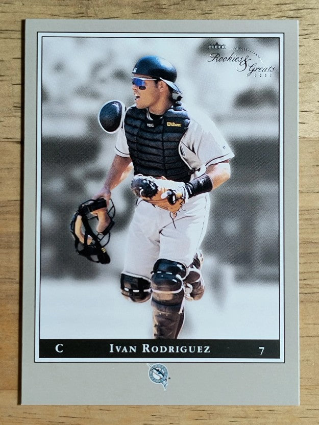 2003 Fleer Rookies and Greats #25 Ivan Rodriguez