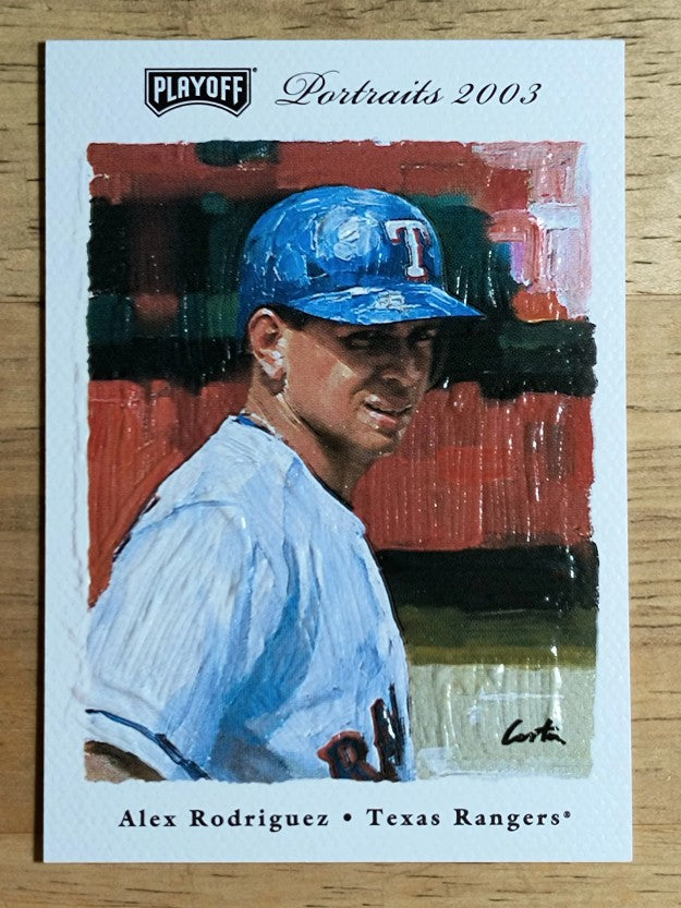 2003 Playoff Portraits #65 Alex Rodriguez Rgr