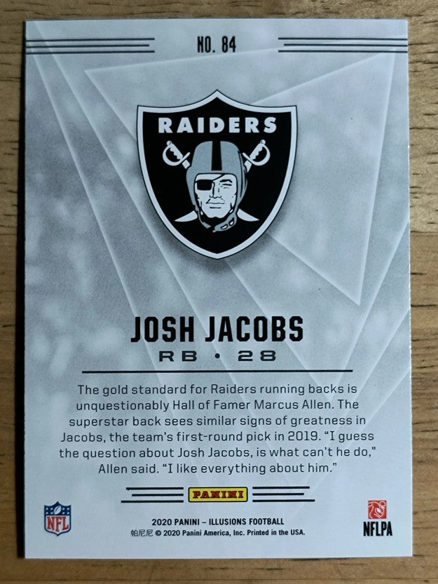 2020 Panini Illusions Retail #84 Josh Jacobs