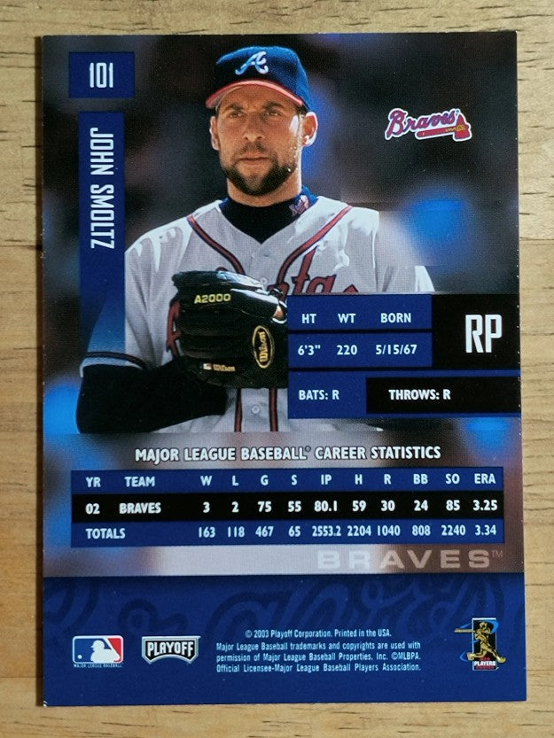 2003 Playoff Prestige #101 John Smoltz
