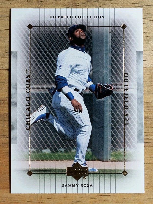 2003 UD Patch Collection #24 Sammy Sosa