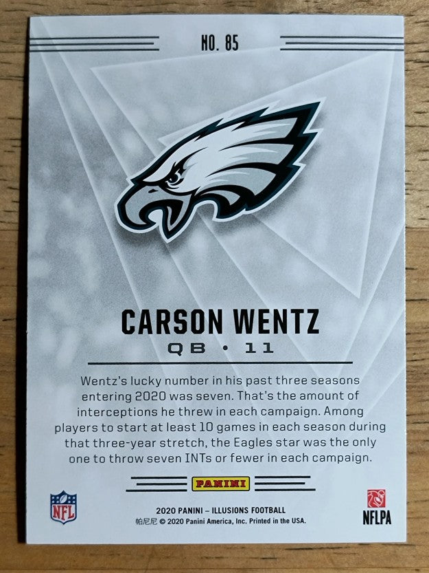 2020 Panini Illusions Retail #85 Carson Wentz