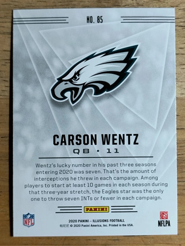 2020 Panini Illusions Retail #85 Carson Wentz