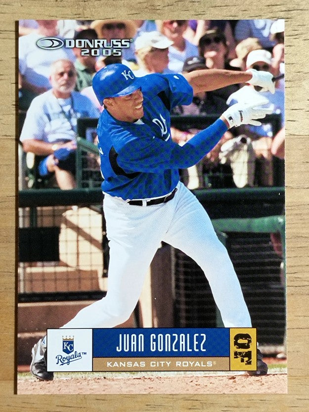 2005 Donruss #214 Juan Gonzalez