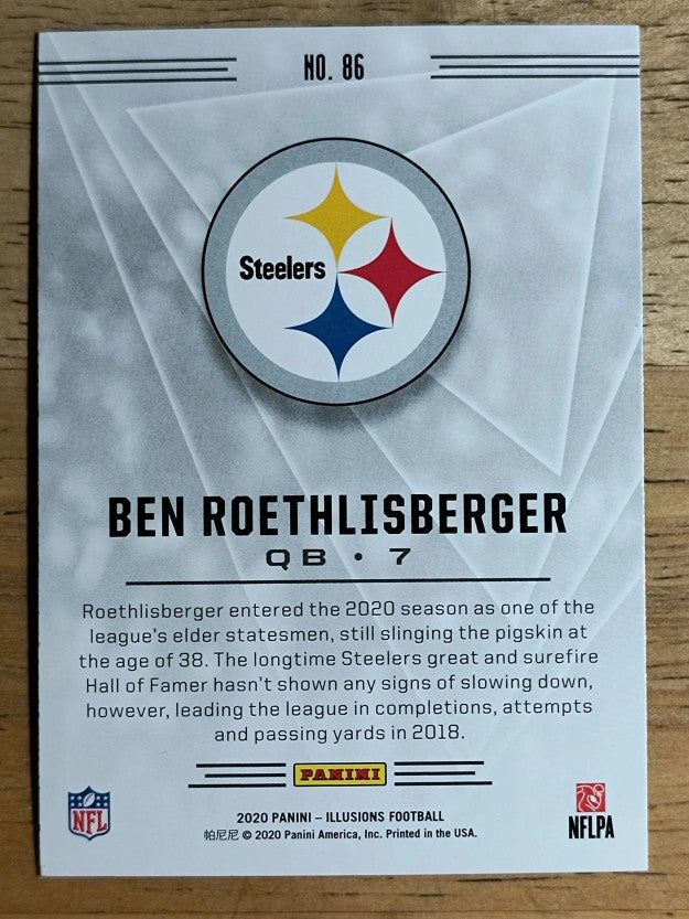 2020 Panini Illusions Retail #86 Ben Roethlisberger