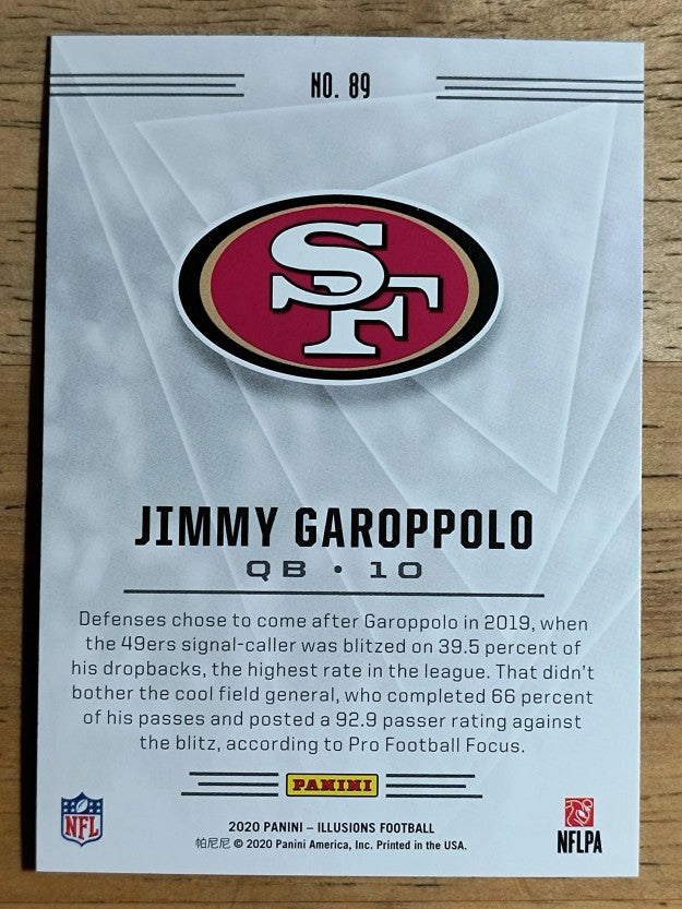 2020 Panini Illusions Retail #89 Jimmy Garoppolo