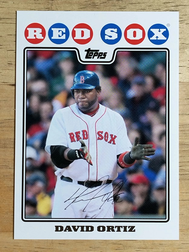 2008 Red Sox Topps #BOS1 David Ortiz