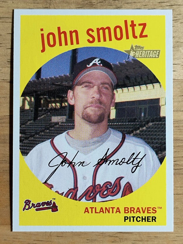 2008 Topps Heritage #440a John Smoltz
