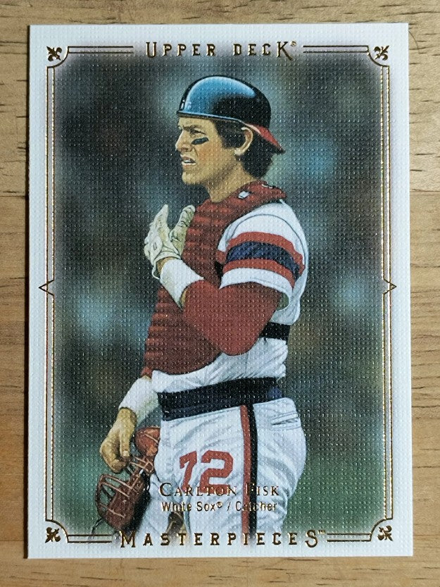2008 UD Masterpieces #97 Carlton Fisk SP