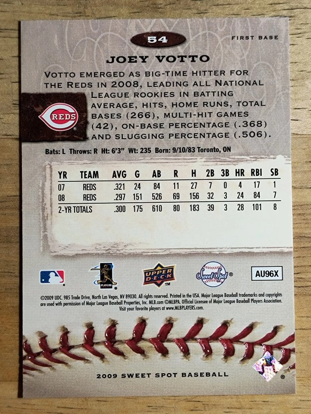 2009 Sweet Spot #54 Joey Votto