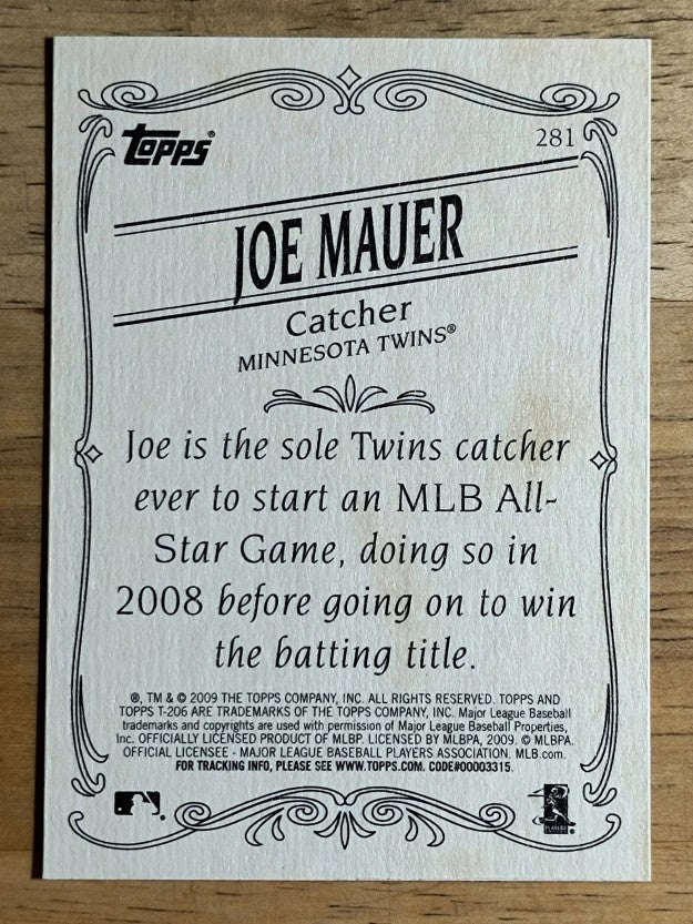 2009 Topps 206 #281 Joe Mauer