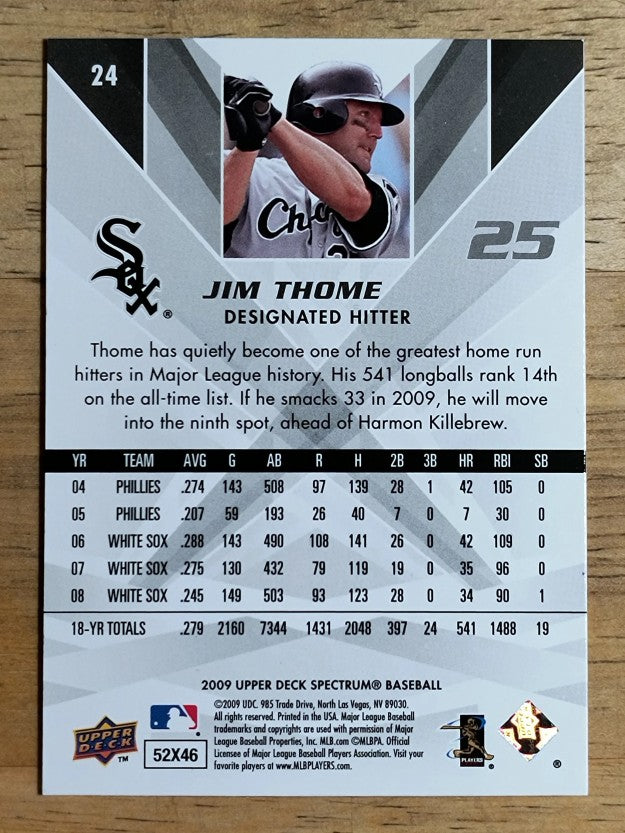 2009 Upper Deck Spectrum #24 Jim Thome