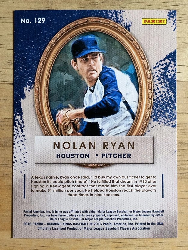 2016 Diamond Kings #129 Nolan Ryan