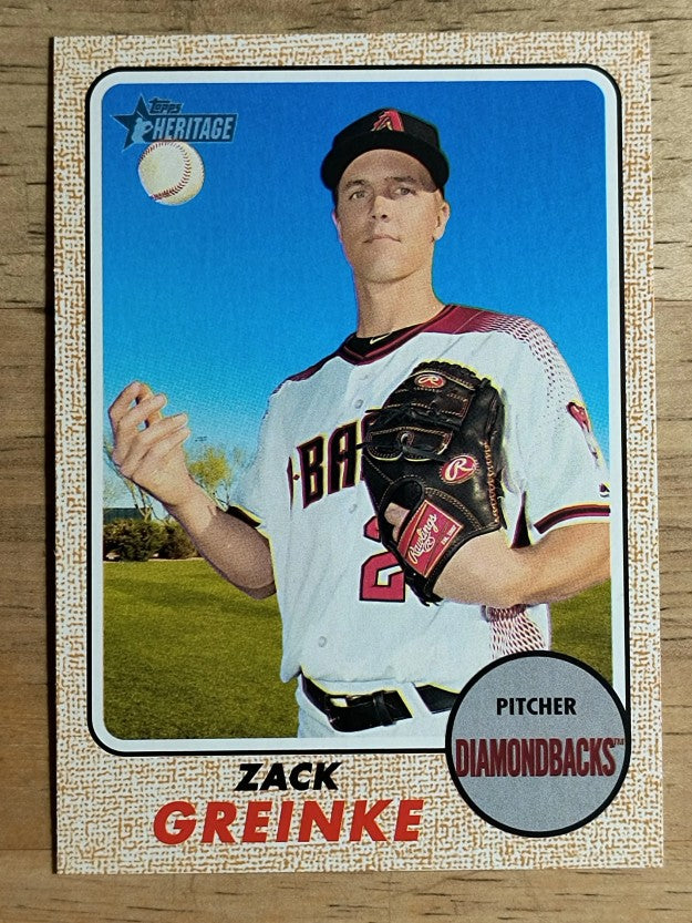 2017 Topps Heritage #198 Zack Greinke