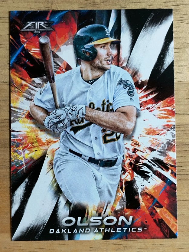 2018 Topps Fire #172 Matt Olson