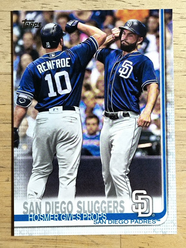 2019 Topps #487 San Diego Sluggers/Hunter Renfroe/Eric Hosmer