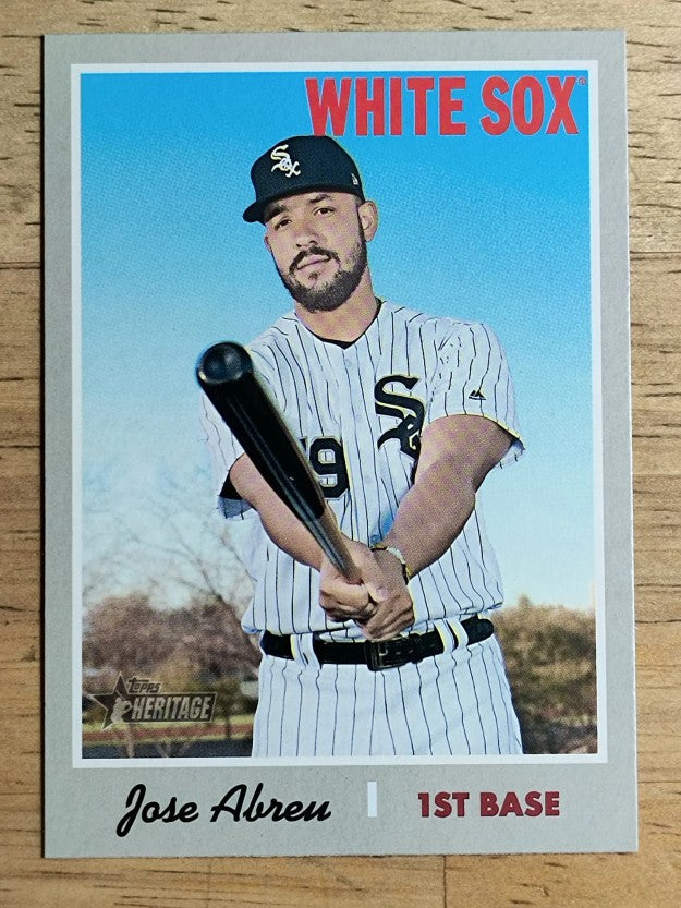 2019 Topps Heritage #483 Jose Abreu SP