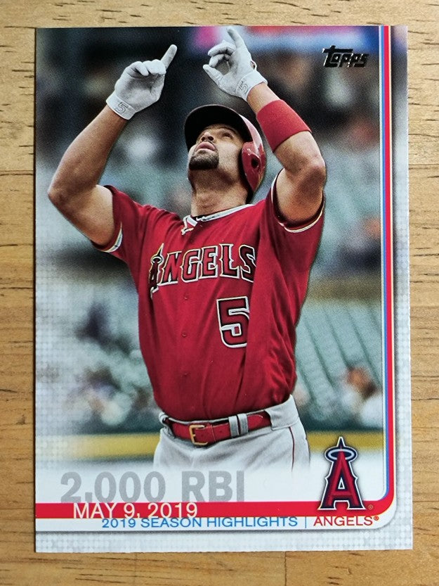 2019 Topps Update #US72 Albert Pujols HL CL