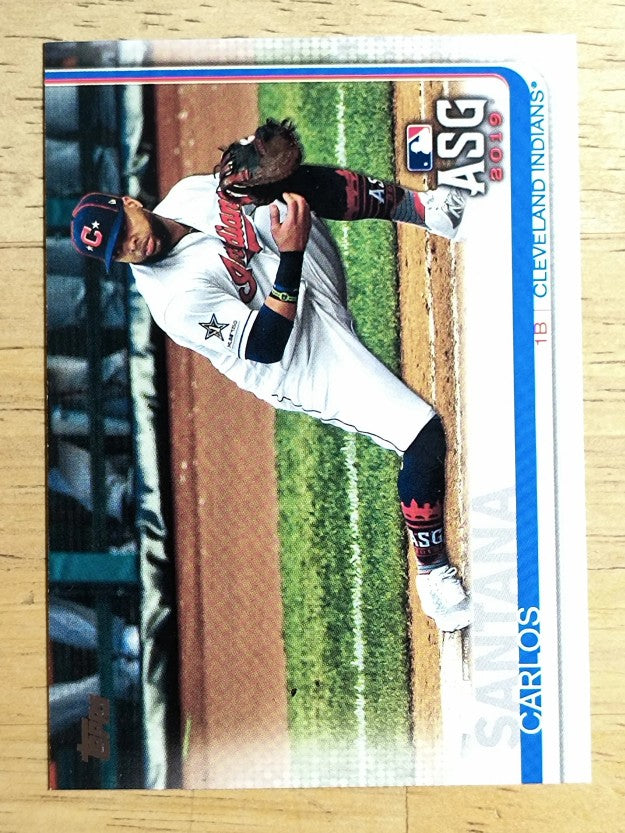 2019 Topps Update #US89 Carlos Santana AS