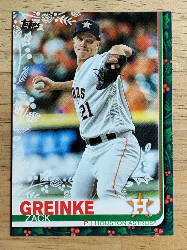 2019 Topps Walmart Holiday #HW73 Zack Greinke