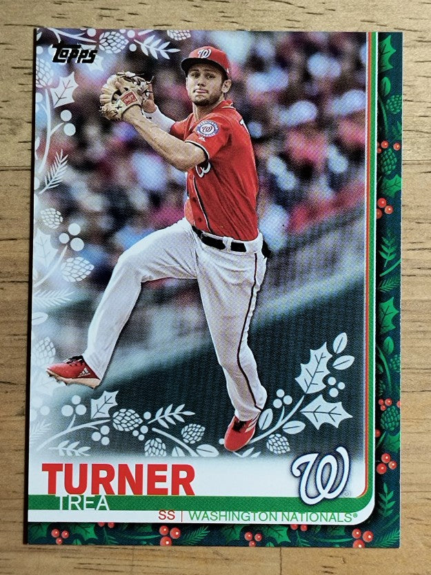 2019 Topps Walmart Holiday #HW82 Trea Turner