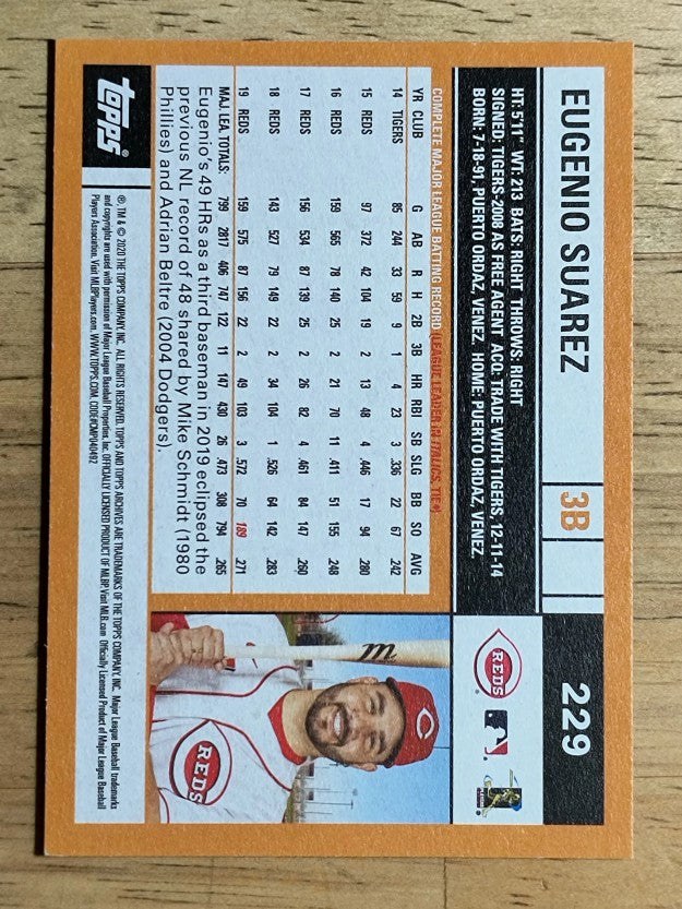 2020 Topps Archives #229 Eugenio Suarez