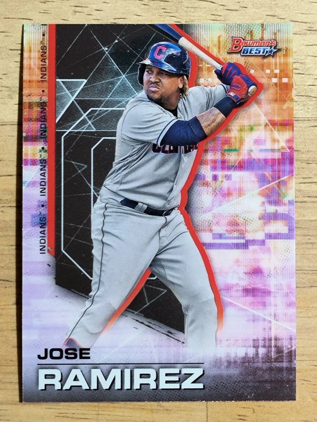 2021 Bowman's Best #9 Jose Ramirez