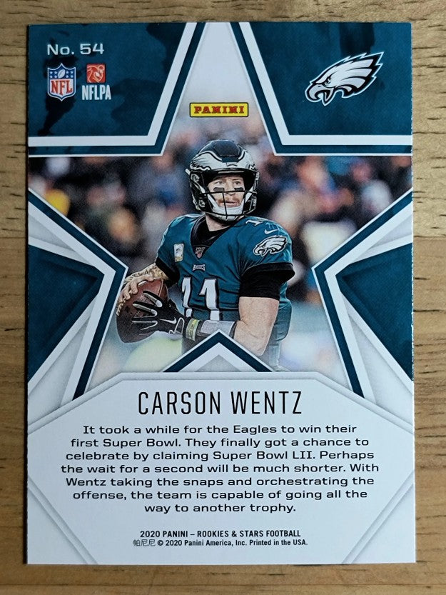 2020 Rookies and Stars #54 Carson Wentz