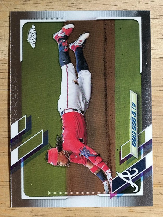2021 Topps Chrome #50 Ronald Acuna Jr.