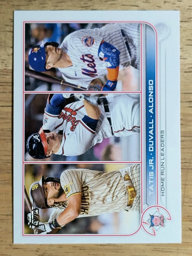 2022 Topps #146 Fernando Tatis Jr./Adam Duvall/Pete Alonso LL